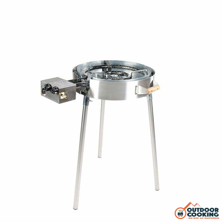 Paellapande inkl. gasblus - PRO-580 inox rustfri - Outdoor Cooking