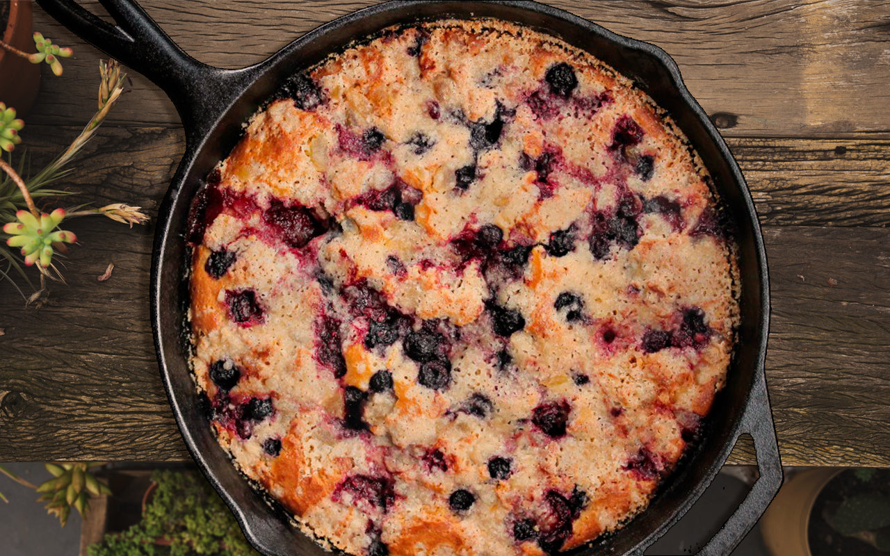 Crumble cake - Bålmad