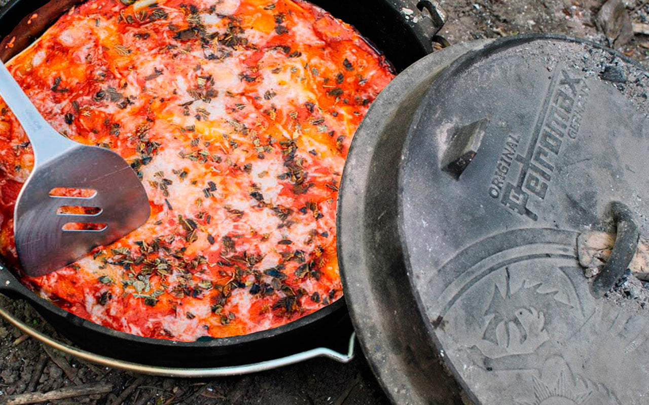 One Pot Lasagne - Bålmad - Outdoor Cooking