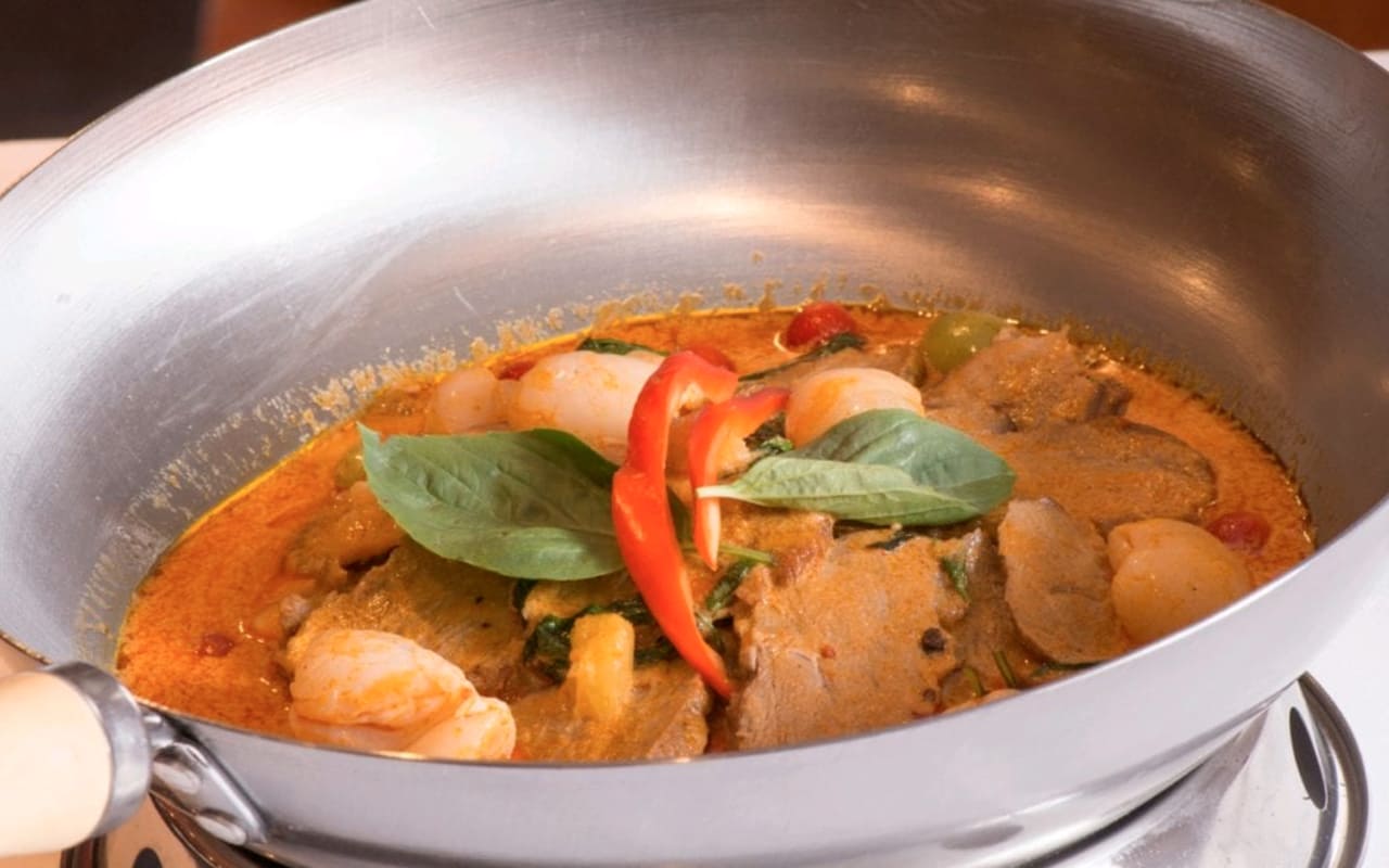 Kylling i rød karry - Outdoor Cooking