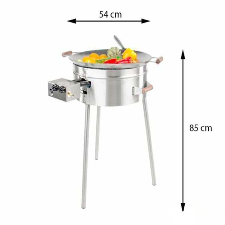 Wokpande inkl. gasblus - PRO-545 - Outdoor Cooking