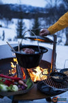 Bålfad med grillrist 80 cm - Outdoor Cooking