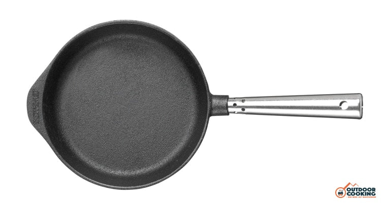 Dyb Stegepande I Støbejern 20-28 Cm Håndtag Stål Båludstyr