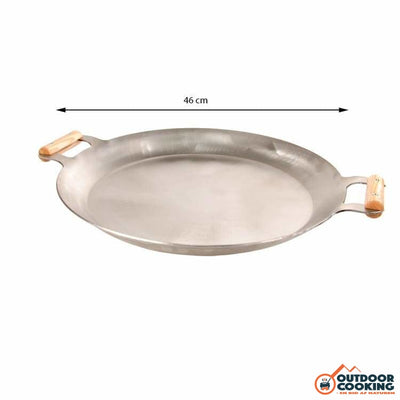 Paellapande 46 cm - PRO 460 - stål - Outdoor Cooking