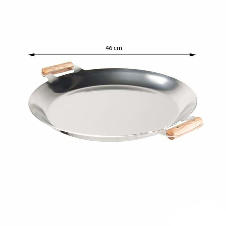 Paellapande 46 cm - PRO inox rustfri - Outdoor Cooking
