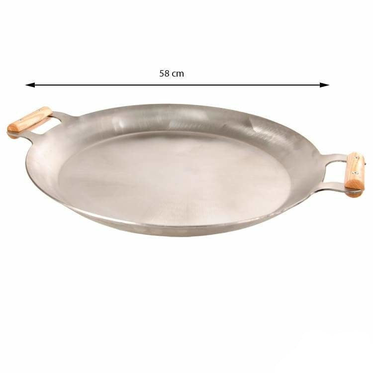 Paellapande 58 cm - PRO 580 - stål - Outdoor Cooking