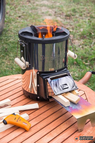 Petromax Rocket Stove - Bålkomfur - Mad over bål