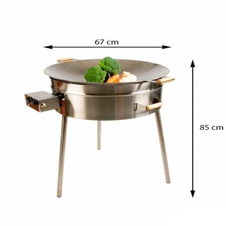 Wokpande inkl. gasblus - PRO-675 - Outdoor Cooking